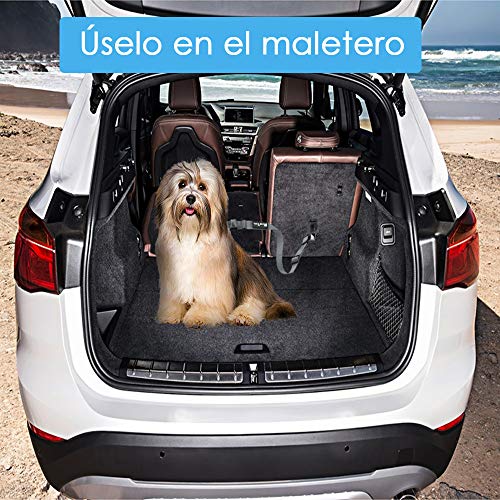 SlowTon Cinturón Perro Coche, Mascotas Cinturón de Seguridad para Perro - Ajustable,Hebilla Universal de Nylon para Mascotas de Viajes