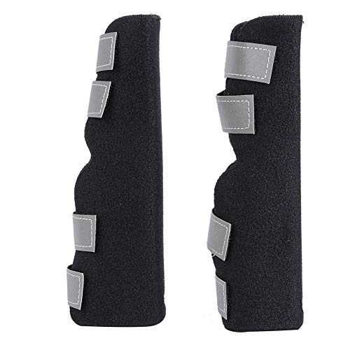 Smandy 2 Unids Perro Patas traseras Tirantes Canine Hind Hock Mangas Envolturas de articulaciones con Correas Reflectantes de Seguridad para Lesiones articulares Protección de esguince(XL)