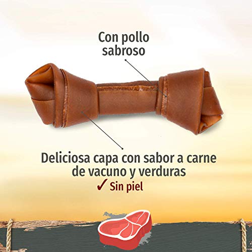 SmartBones Sabor a ternera Huesos masticables Mediano para perros, 2 piezas