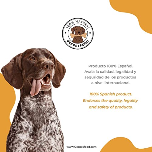 Snack Deshidratado para Perros - 2 Bolsas de 500 gr - Nugget de Pollo para Perros - 100% Carne de Pollo - Sabor Único - Encías Saludables - 100% Orgánico - Fabricado en España - GESPETFOOD