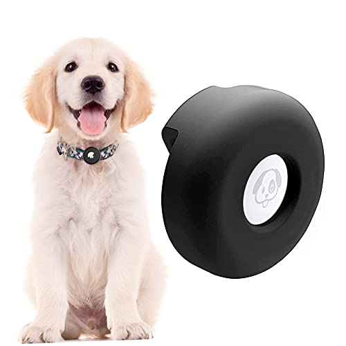 Soporte de silicona para collar de perro Airtag 2021, funda retráctil ligera e impermeable para perros y gatos