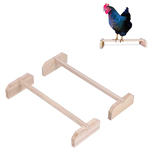 Soporte para Gallinero, Perchas de Entrenamiento para Loros, Juego Ecológico 2 para Granja para Cooperativa