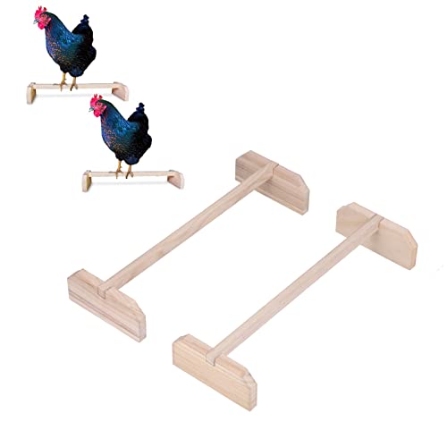 Soporte para Gallinero, Perchas de Entrenamiento para Loros, Juego Ecológico 2 para Granja para Cooperativa