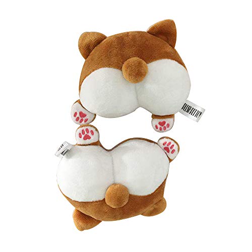 Sotoboo juguete chirrido para mascotas novedad Corgi Buttocks sonando tubo vocal juguete para mascotas osito Schnauzer juguete buena sensación de mano