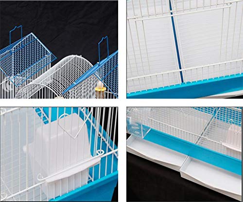 Space- rack Z-W-Dong Las jaulas de Aves, Casa Tipo de Ventana Mover Galvanizado facilita la visualización de la Tienda de Animales Jaulas Jaulas de 51 * 61 * 38 cm Jaulas para pájaros