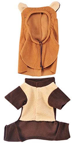 Star Wars - Disfraz de Ewok para mascota, Talla L perro (Rubie's 887854-L)