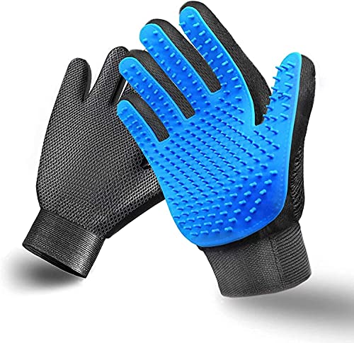 STARROAD-TIM- Guante Pelo Gato,Guantes de Mascotas,Guantes para Gatos,Guantes Cepillo Gatos,Guantes Mascotas Pelo,Guantes Pelo Gatos, Guantes de Masaje para Mascotas.(Un par)