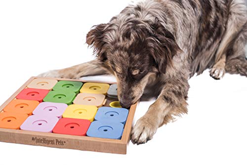 Sudoku - Juguete de inteligencia interactivo de madera con 16 escondites para golosinas