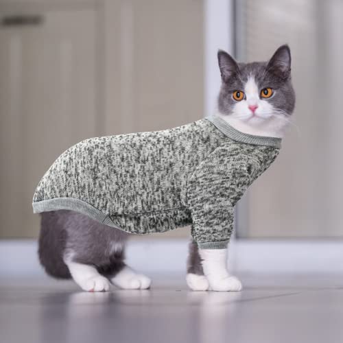 Suéter Mascotas,Jersey de Forro Polar para Perros y Gatos,Suéter para Perros Y Gatos para Mascotas,Ropa de Mascota para Cachorro,Adecuado para Perros y Gatitos pequeños,medianos.(Gris, XL)