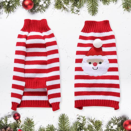 Suéter navideño para perros Ropa para mascotas Lindo para mascotas Cachorro Gato Perro Jersey cálido Suéter Prendas de punto Abrigo Ropa Otoño Invierno Ropa para perros Ropa para perros Suéter suave