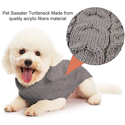 Suéter para Mascotas,Ropa para Mascotas,Suéter para Perro,Mascotas Abrigo de Invierno,Pet Sweaters,Suéter de Perro Cálido Suéter de Invierno Ropa de Perrito Abrigo Suave Perros(L)