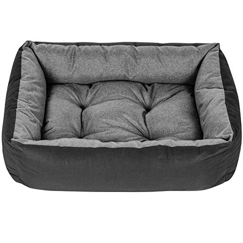 SuperKissen24. - Cama Perro para Perros y Gato - Impermeable - Grande y Mediano Perros - Linaza XL