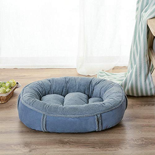 SYQY Mascota Perro Cachorro Gato Fleece Cama Caliente Casa Felpa Cozy Nest Mat Pad-como se Muestra_S