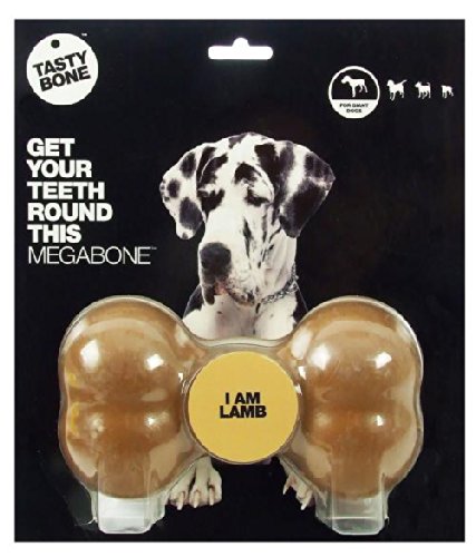 TastyBone Hueso de nailon con sabor para mega perros cordero.