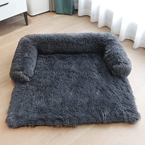 TBNB Cama para Perros y Gatos Cojín Mullido para Mascotas Alfombrilla Donut Cómodo colchón para Perros Manta para Dormir Mejorada (S, Gris Oscuro)