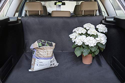 TECHNOSMART Cubierta protectora para interior de coche, Funda impermeable, Para mascotas, jardinería, bricolaje, Poliéster, 145 x 145 cm