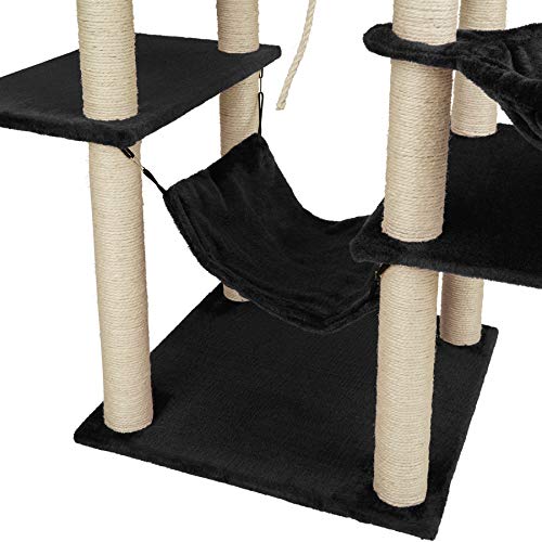 TecTake 800657 - Rascador para Gatos Lilou, Árbol para Gatos, Hamaca, Plataformas, Bolas de Juego - Varios Modelos (Type 3 | No. 402933)