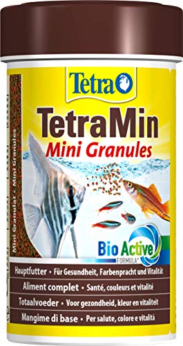 Tetra TetraMin Alimento Mini Granules para Peces de Acuario, 45 g