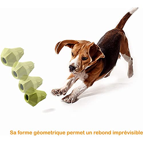 THILIFE-Juguete Masticable para Perros Indestructible | Dispensador de Comida Estilo Original | Pelota para Aliviar el Estrés del Perro | Apto para Lavavajillas | Juego de Inteligencia para Perros