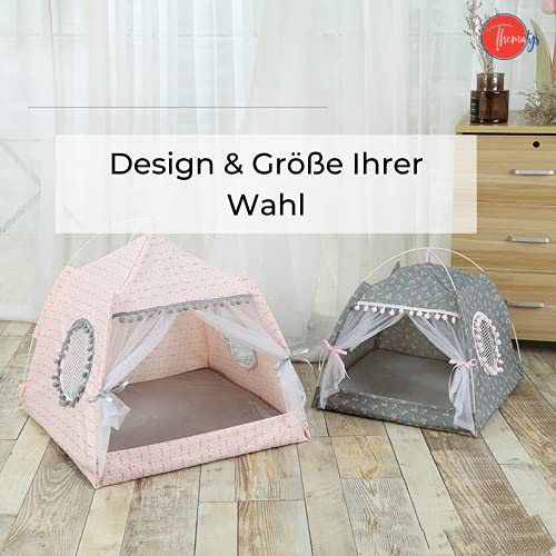 Tienda para Perros I Cueva de Lujo para Gatos I Lugar de Descanso para Perros I Cesta para Perros I Cesta para Gatos I Tienda para Gatos | Cama para Perros (L, Style 8)