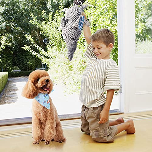 TINGERIA® Peluche de elefante extragrande para perros, juguete para cachorros, juguete para cachorros, indestructible, interactivo para cachorros, juguete inteligente para perros