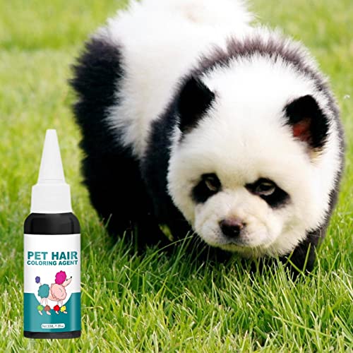 Tinte para el cabello para perros, 30ml Crema para tinte para el cabello para mascotas, Cuidado de mascotas Tintes para teñir el cabello Suministros para agentes de pigmento, Tinte para el cabello par