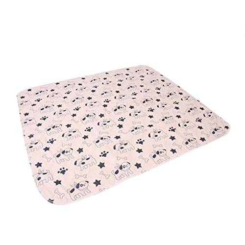 Tnfeeon Almohadilla para PIS para Mascotas, Reutilizable, Impermeable, para Cachorros, Perros, Gatos, Cama para PIS, Almohadillas Lavables para orina(70 * 80cm)