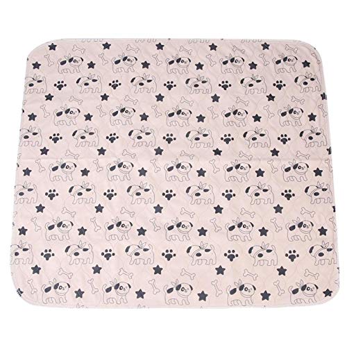 Tnfeeon Almohadilla para PIS para Mascotas, Reutilizable, Impermeable, para Cachorros, Perros, Gatos, Cama para PIS, Almohadillas Lavables para orina(70 * 80cm)