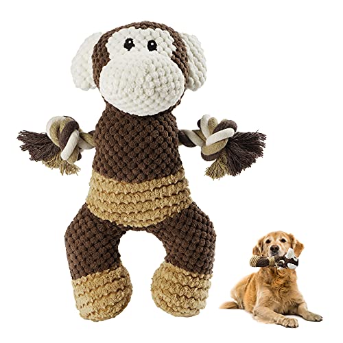 Toozey Juguetes para Perros Cachorros - Mordedor Perro Peluche para Perros Cachorro Juguetes Perros Pequeños - Juguetes para Perros Grandes Juguetes Interactivos para Perros - algodón Natural