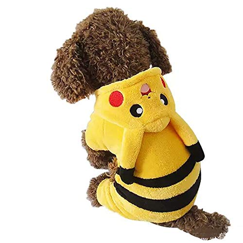 Topelec-Pikachu - Disfraz de gato para perros y gatos