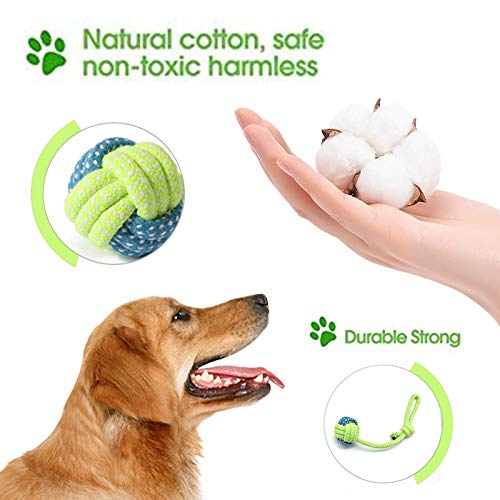 TOPSEAS Juguetes para Perros,12 Piezas Juego de Juguetes para Perros,Cuerda para Masticar,Frisbee,Juguete de Peluche,para Perrito Pequeño Medio Solitario para Mantener a su Perro Sano