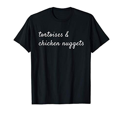 Tortuga And Chicken Nuggets Mascota Camiseta