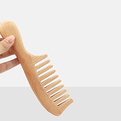 TOYANDONA Juego de 2 Cepillos Y Peine para Bebés Cepillo de Madera Natural para El Cabello con Cerdas de Cabra Suaves Peine de Aseo del Cuero Cabelludo para Niños Pequeños