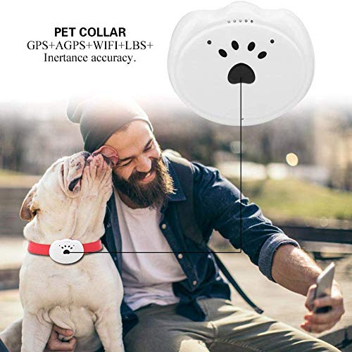 Tractive Localizador GPS para Pet con Seguimiento de Actividad, Anti Lost Tracking Localizador enTiempo Real Collar para Perros Training GPS en Tiempo Real