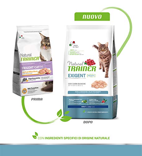 Trainer Natural Cat Exigent Adult con Carne Blanca 1,5 kg x 6-9 kg