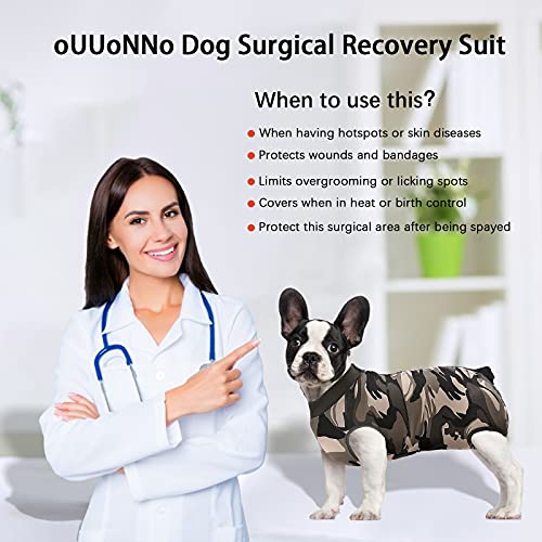 Traje de recuperación para perros, traje de recuperación quirúrgica para perros para mujeres y hombres,alternativas de collares electrónicos de cono, chaleco antilamiendo para mascotas post cirugía