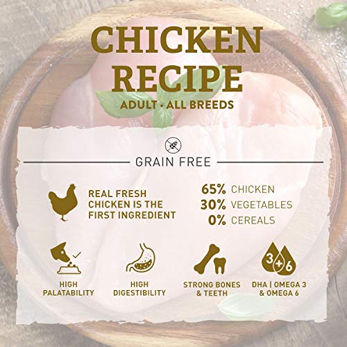 Traveness Pienso Natural Grain Free Receta de Pollo 12 Kg