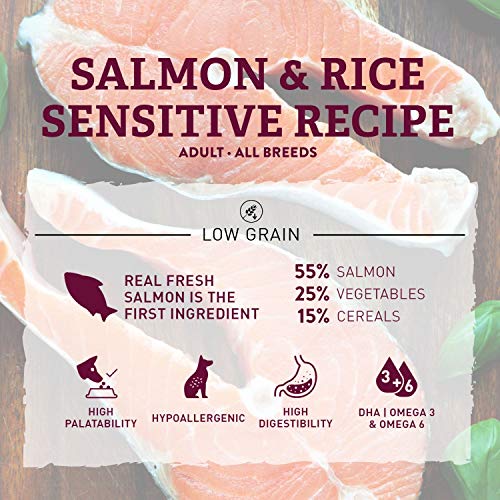 Traveness Pienso Natural Grain Free Receta de Salmón Sensitive (12 KG)