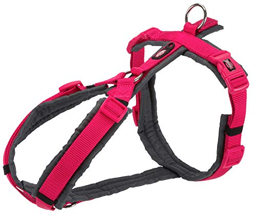 TRIXIE Arnés Trekking New Premium Fucsia-Grafito para Perros