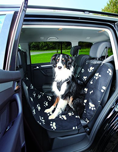 Trixie Funda Asiento Coche, 0.65x1.45 m, Negro/Beige