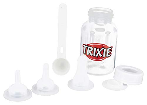 Trixie Juego de biberones para Cachorros y Gatitos de Razas pequeñas, Medianas y Grandes