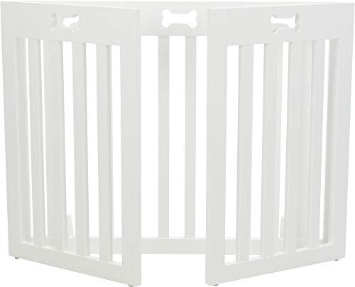 Trixie Puerta Perros, 3-Parts, 82–124 × 61 cm, Blanco