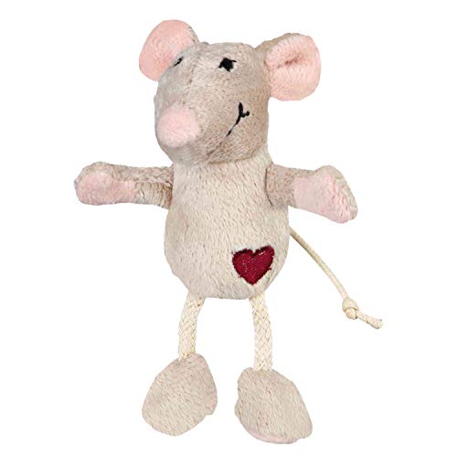 Trixie Ratón, Peluche, 11 cm, Beige, Gato