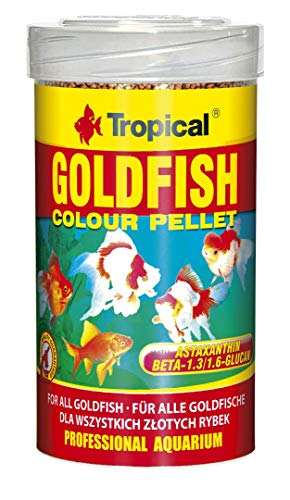 Tropical Goldfish Colour Pellet - Pellet de pienso intensificador de Color, 1 Unidad (1 x 1 l)