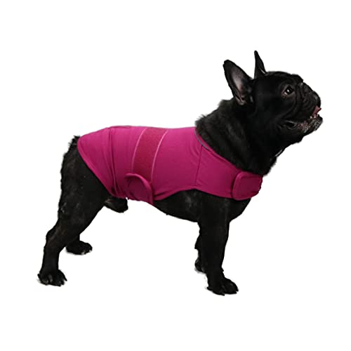 TT.WALK Chaleco calmante para Perros,Abrigo para aliviar la ansiedad,Chaqueta para Perros Anti-ansiedad,Chaleco calmante para Perros pequeños(Rosa,M)