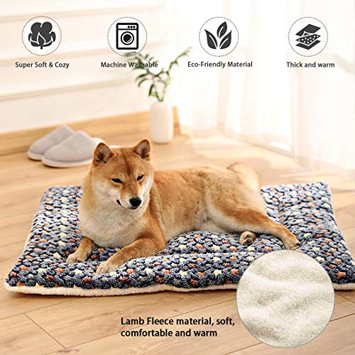 TVMALL Camas Perros Colchonetas Cuna Portatil para Perros Gatos Colchón Manta Sofá Almohada Mascotas Suave Cojin Perros Pequeños Medianos Grande - Peluches de chirrido Gratis