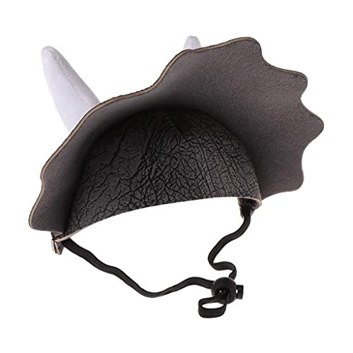 U-M Disfraz de sombrero para mascotas, Halloween Holiday Fancy Cosplay Cap perro gato Bulldog cabeza cubierta