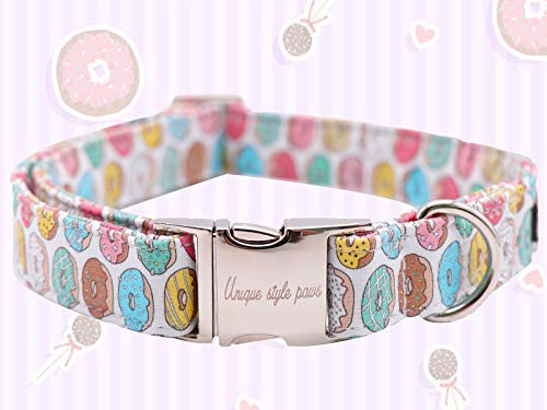 Unique style paws Collar para perros con lazo, pajarita, collar ajustable con pajarita suave para gatos pequeños, medianos y grandes.