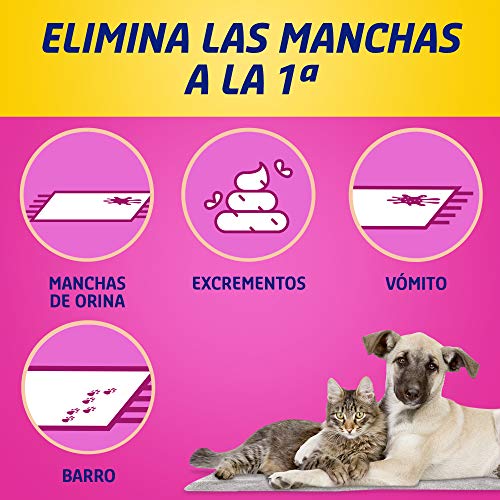 Vanish Oxi Action - Quitamanchas especial manchas de Mascota en alfombras y tapicerías, spray, sin lejía - Pack de 3 x 750 ml