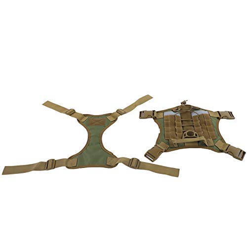 Venta Loca Arnés para Exteriores para Perros, Chaleco para Exteriores para Perros, Golden Retriever para Chaleco para Perros Arnés para Perros(Army Green, XL)